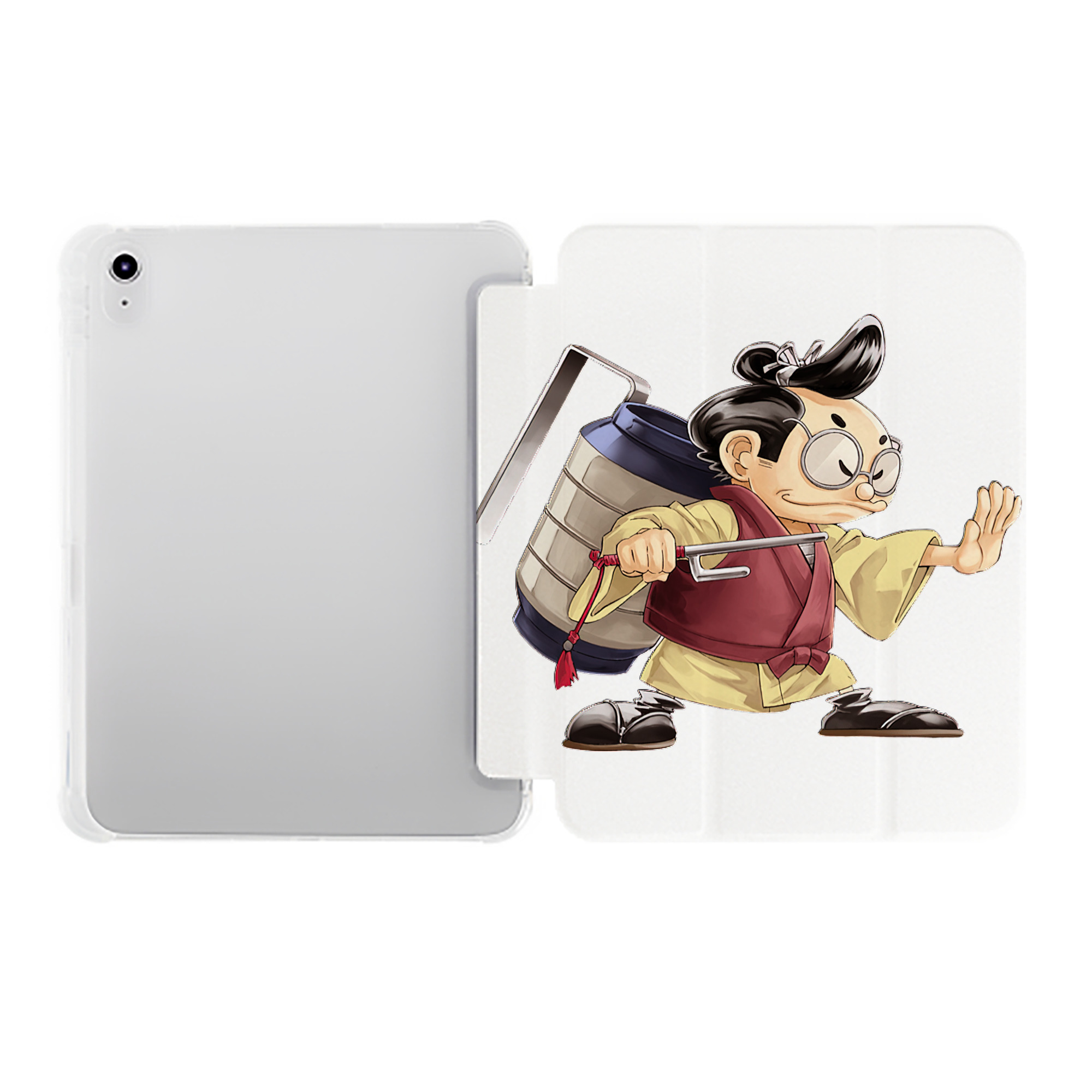（画像用） 遊☆戯☆王 Yu-Gi-Oh! IPad ケース ペン収納付き 三つ折りスタンド PUレザー×シリコン 対応機種9.5/10.5/10.9インチ